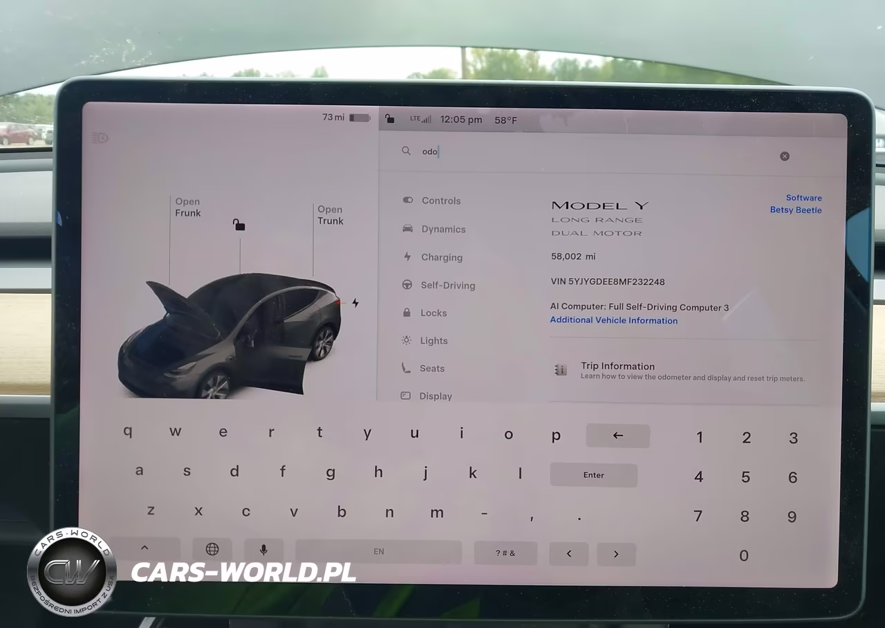 2021 Tesla Model Y Long Range Dual Motor All-Wheel Drive VIN:5YJYGDEE8MF232248 - 7