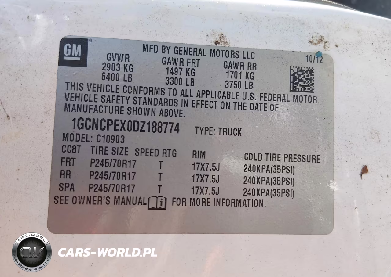 2013 Chevrolet Silverado 1500 Work Truck VIN:1GCNCPEX0DZ188774 - 9