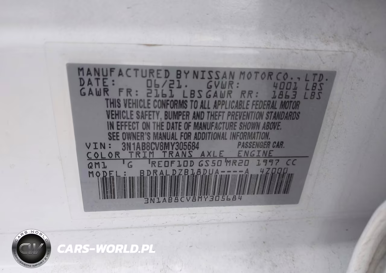 2021 Nissan Sentra Sv Xtronic Cvt VIN:3N1AB8CV8MY305684 - 9