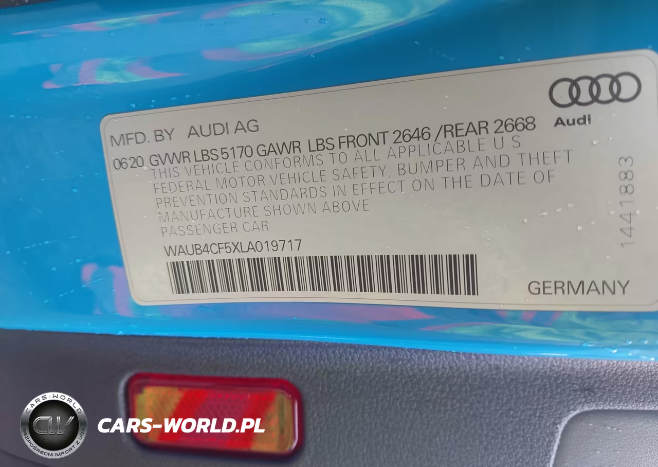 2020 Audi S5 Sportback Prestige Tfsi Quattro Tiptronic VIN:WAUB4CF5XLA019717 - 9