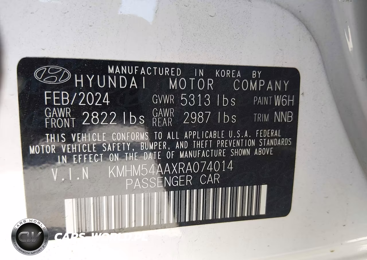 2024 Hyundai Ioniq 6 Limited VIN:KMHM54AAXRA074014 - 9