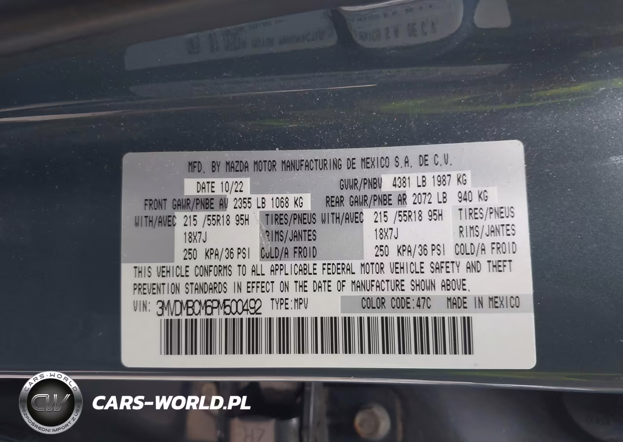 2023 Mazda Cx-30 2.5 S Carbon Edition VIN:3MVDMBCM6PM500492 - 9