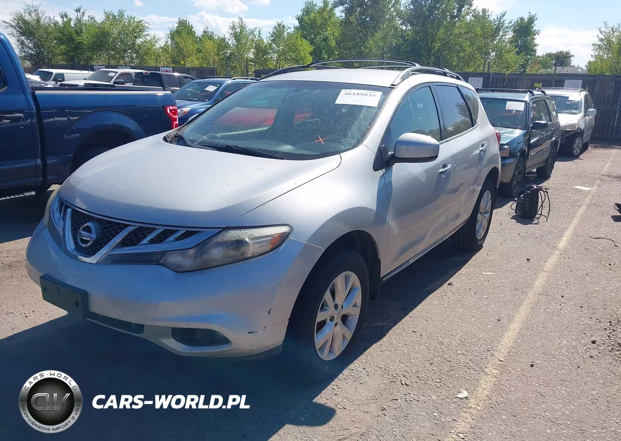 2014 Nissan Murano Sv VIN:JN8AZ1MWXEW509438 - 2