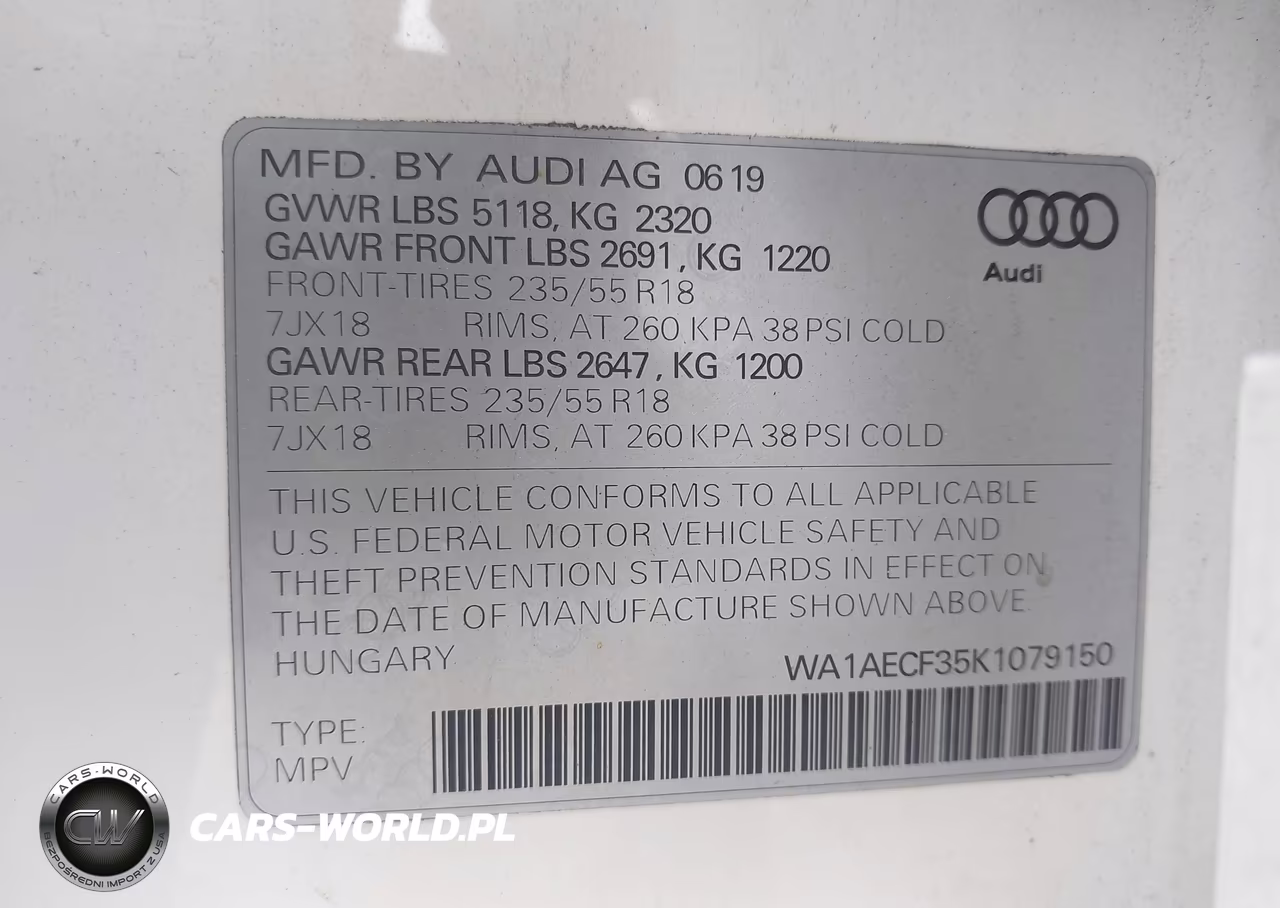 2019 Audi Q3 2.0T Premium VIN:WA1AECF35K1079150 - 9