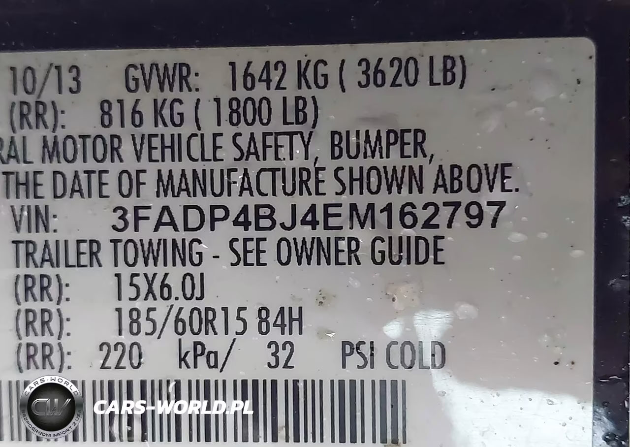 2014 Ford Fiesta Se VIN:3FADP4BJ4EM162797 - 9