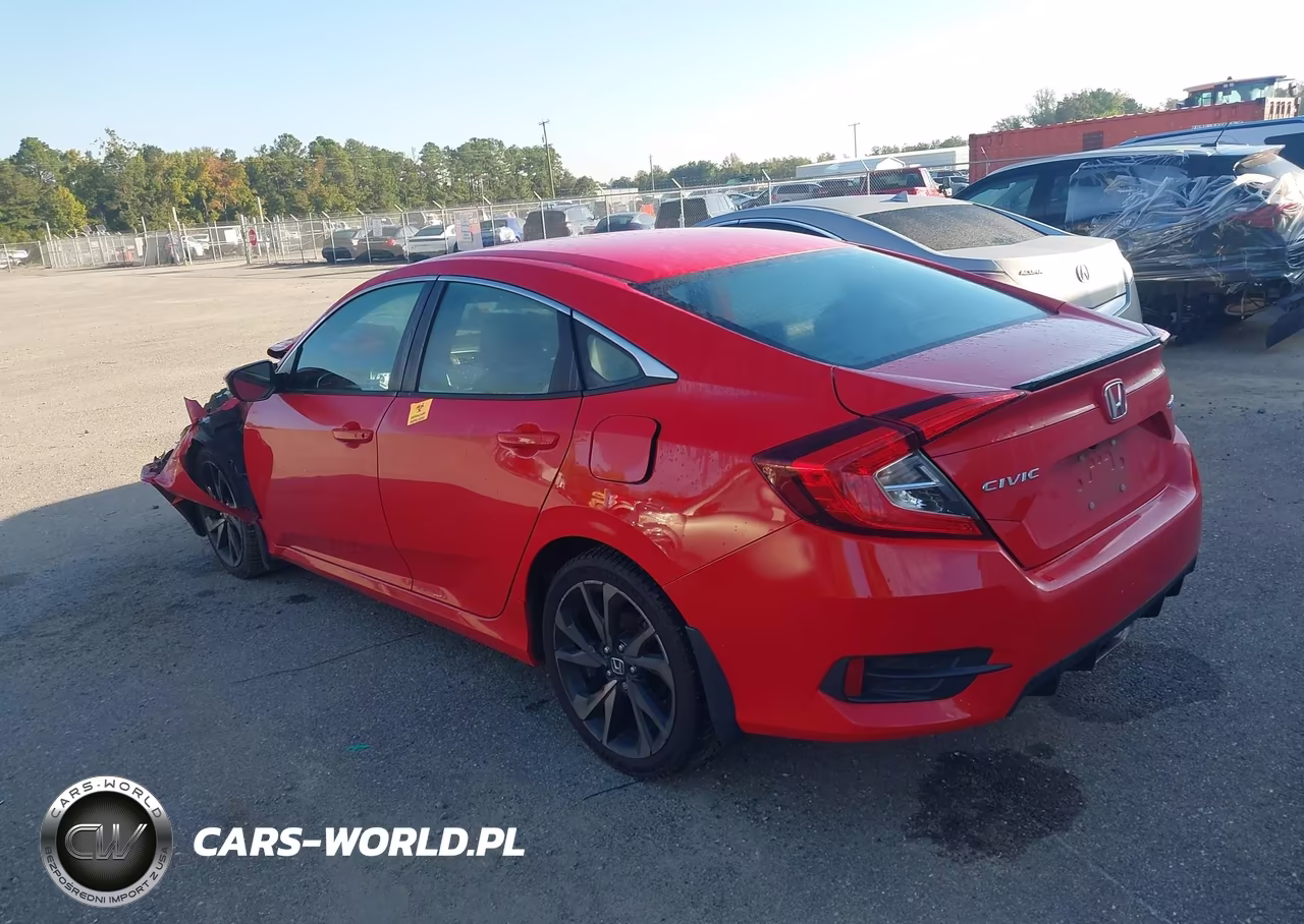2019 Honda Civic Sport VIN:2HGFC2F83KH517139 - 3
