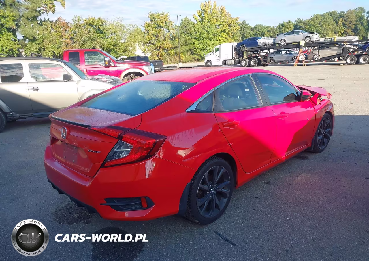 2019 Honda Civic Sport VIN:2HGFC2F83KH517139 - 4