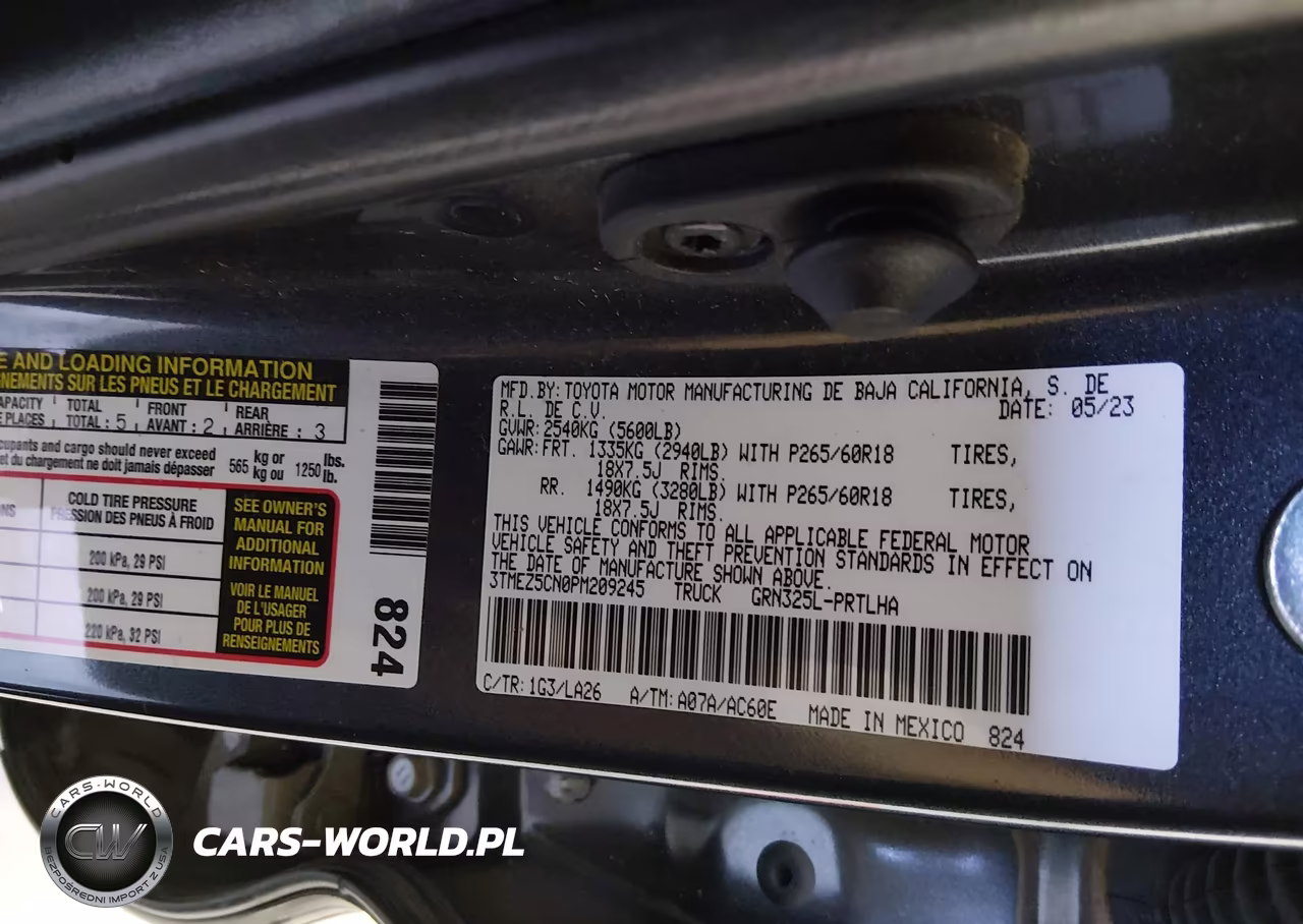 2023 Toyota Tacoma Limited VIN:3TMEZ5CN0PM209245 - 9