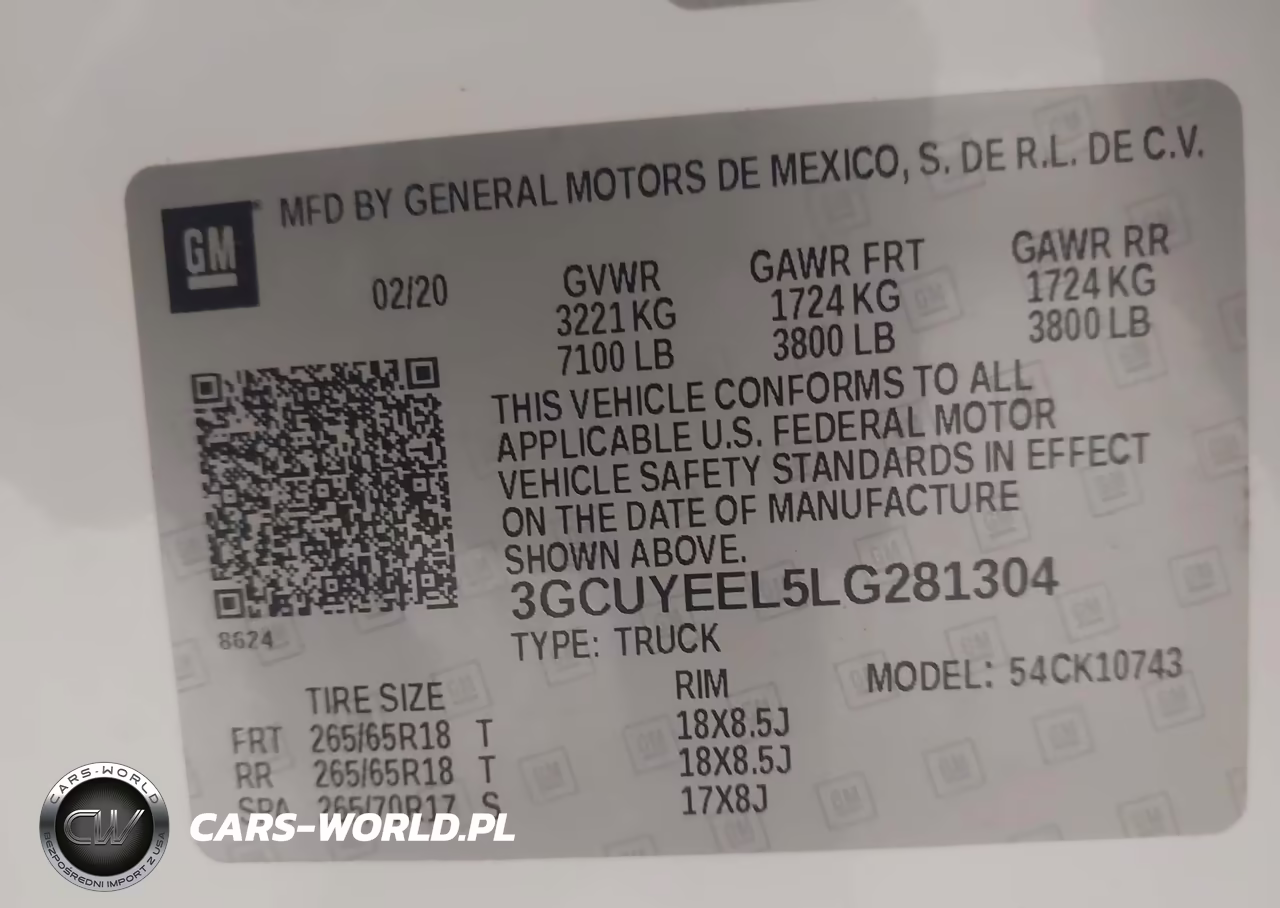 2020 Chevrolet Silverado 1500 4Wd Standard Bed Rst VIN:3GCUYEEL5LG281304 - 9