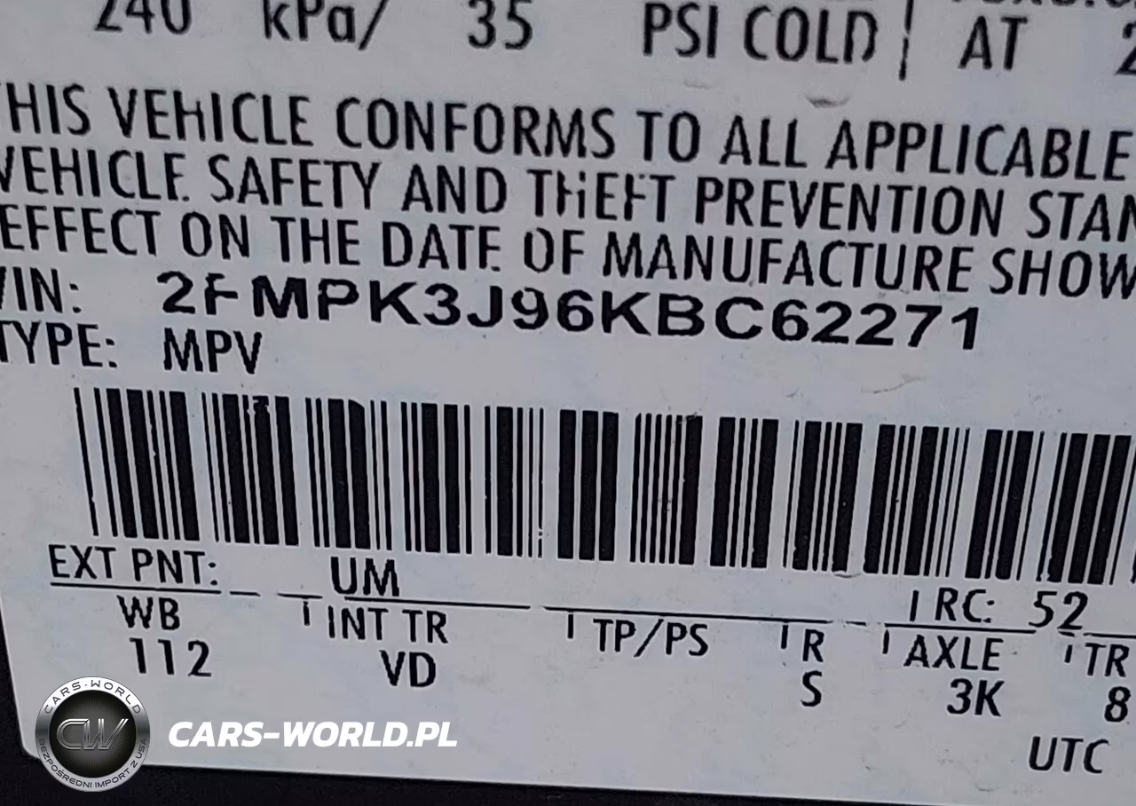 2019 Ford Edge Sel VIN:2FMPK3J96KBC62271 - 9