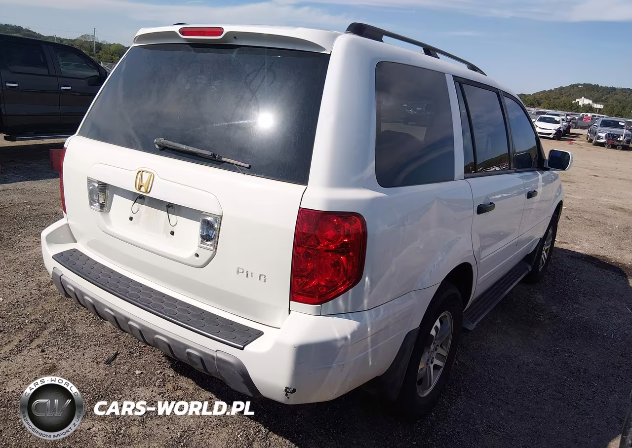 2005 Honda Pilot Ex VIN:2HKYF18485H556307 - 4