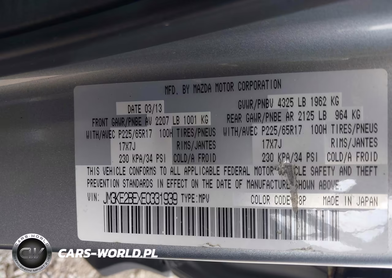 2014 Mazda Cx-5 Sport VIN:JM3KE2BEXE0331939 - 9