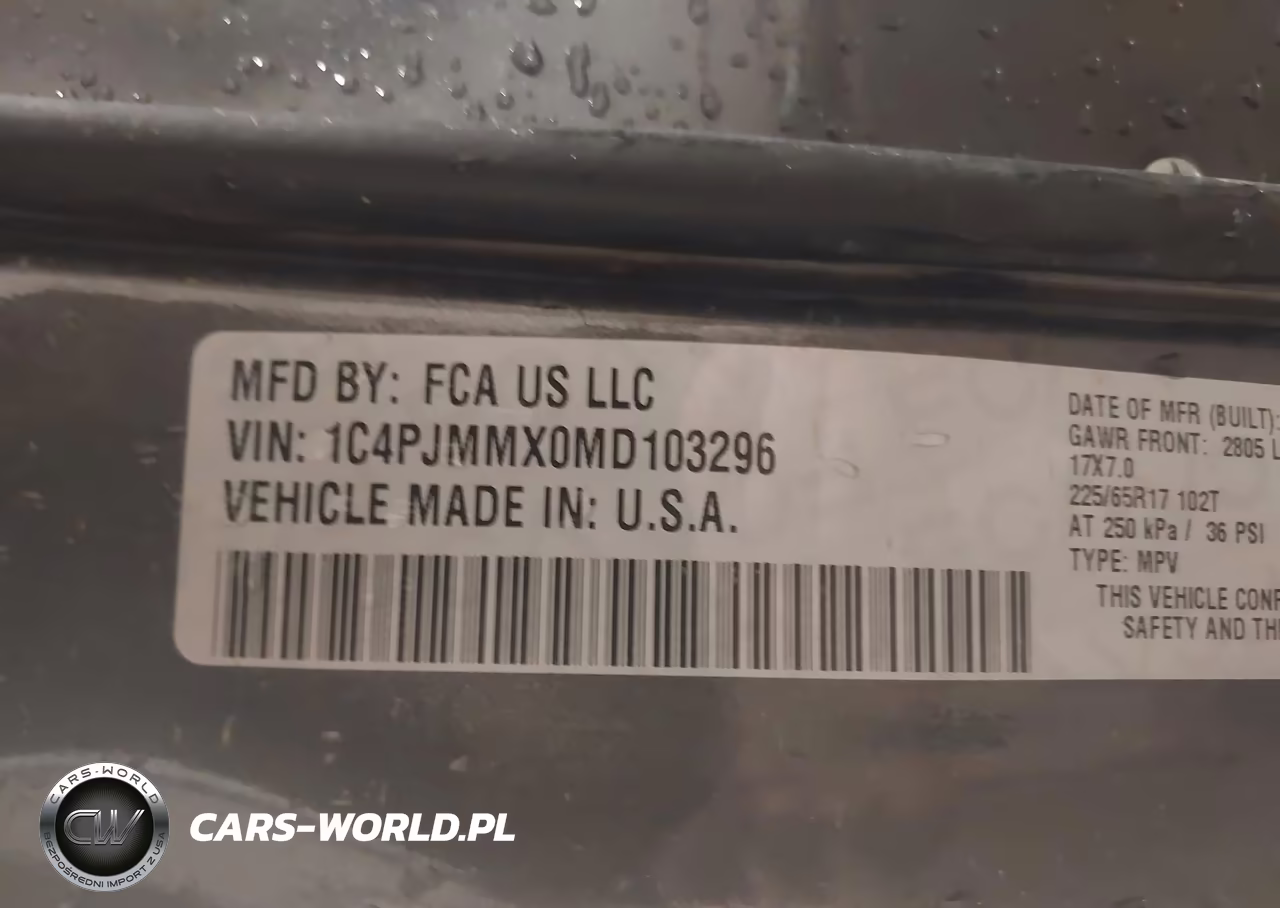 2021 Jeep Cherokee Latitude Lux 4X4 VIN:1C4PJMMX0MD103296 - 9