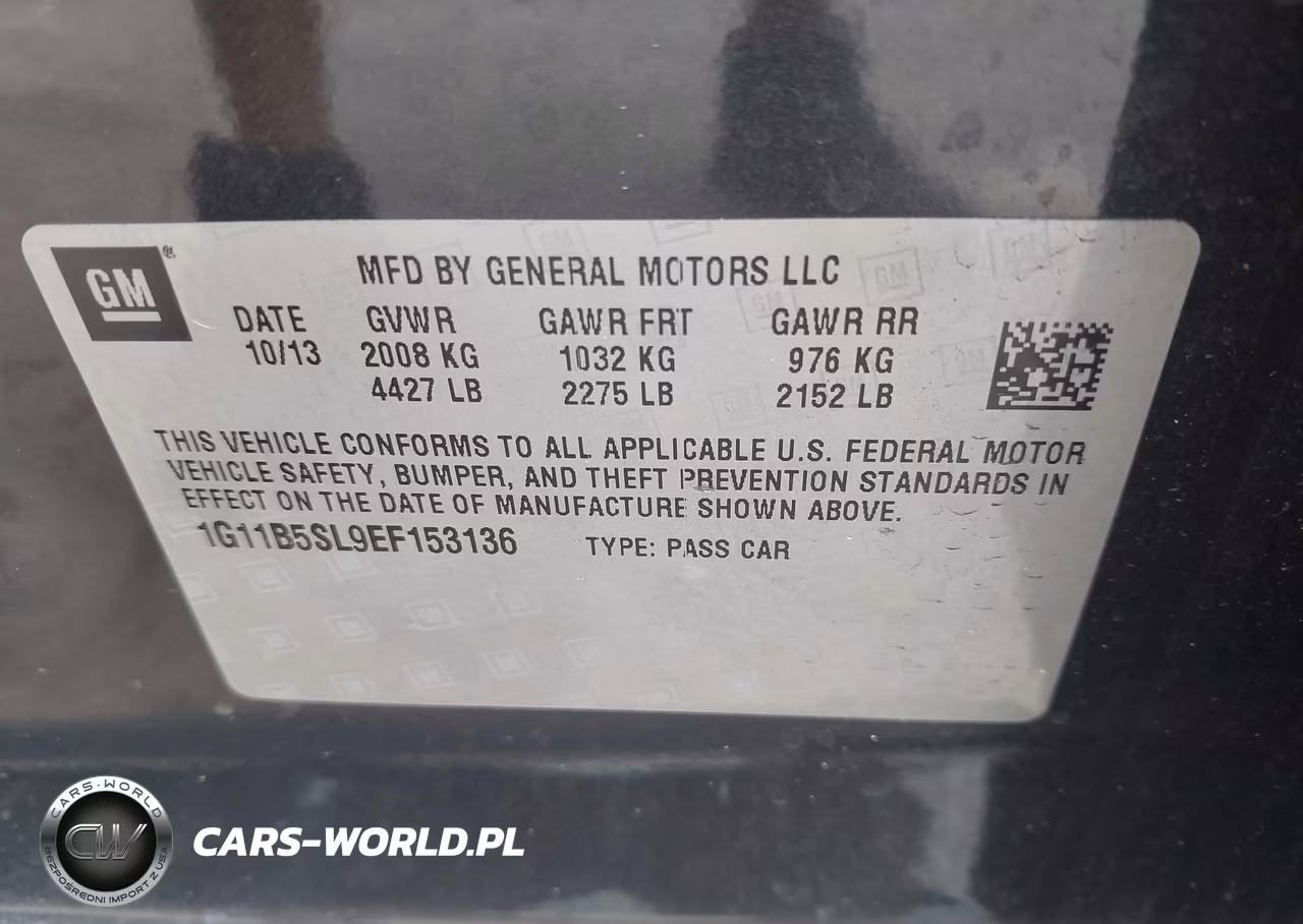 2014 Chevrolet Malibu 1Ls VIN:1G11B5SL9EF153136 - 9