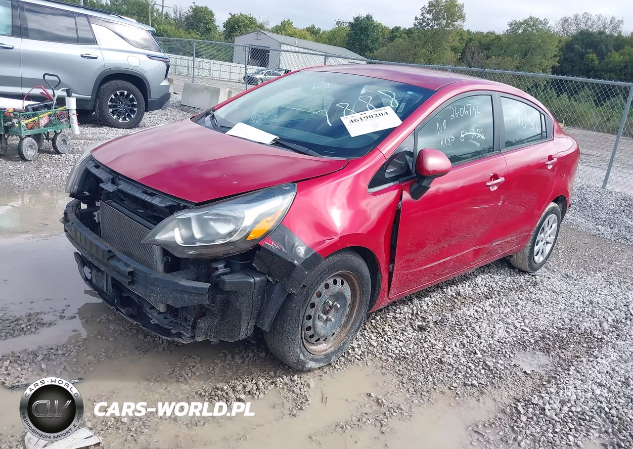 2014 Kia Rio Lx VIN:KNADM4A38E6417888 - 2