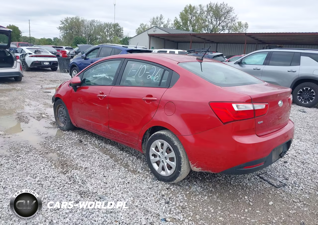 2014 Kia Rio Lx VIN:KNADM4A38E6417888 - 3