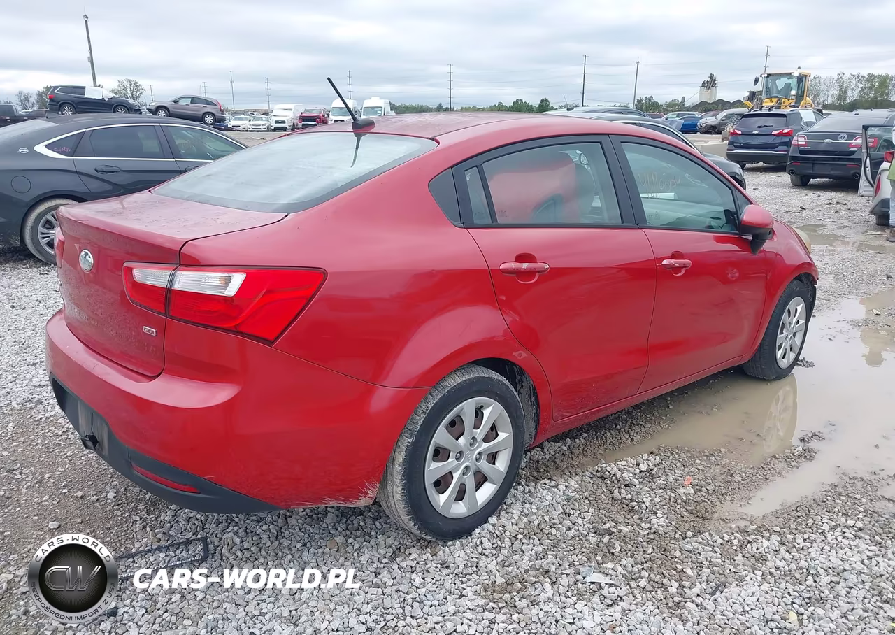 2014 Kia Rio Lx VIN:KNADM4A38E6417888 - 4