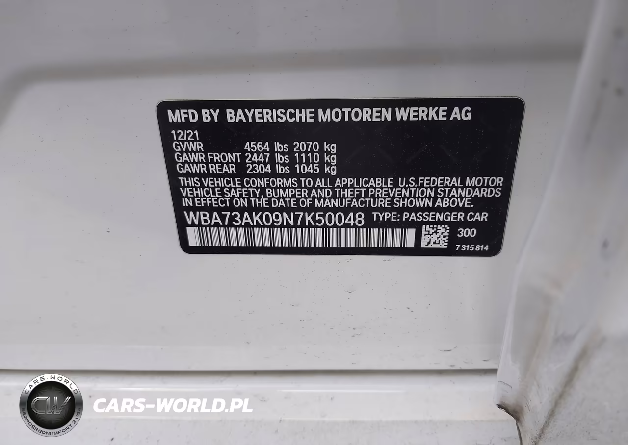 2022 BMW 228 Gran Coupe I xDrive VIN:WBA73AK09N7K50048 - 9