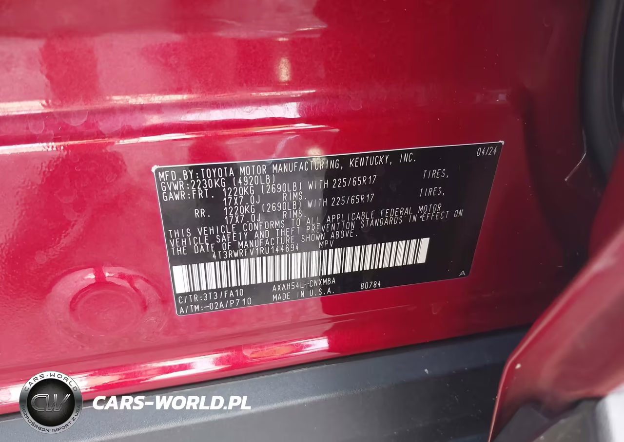 2024 Toyota Rav4 Hybrid Xle VIN:4T3RWRFV1RU144694 - 9