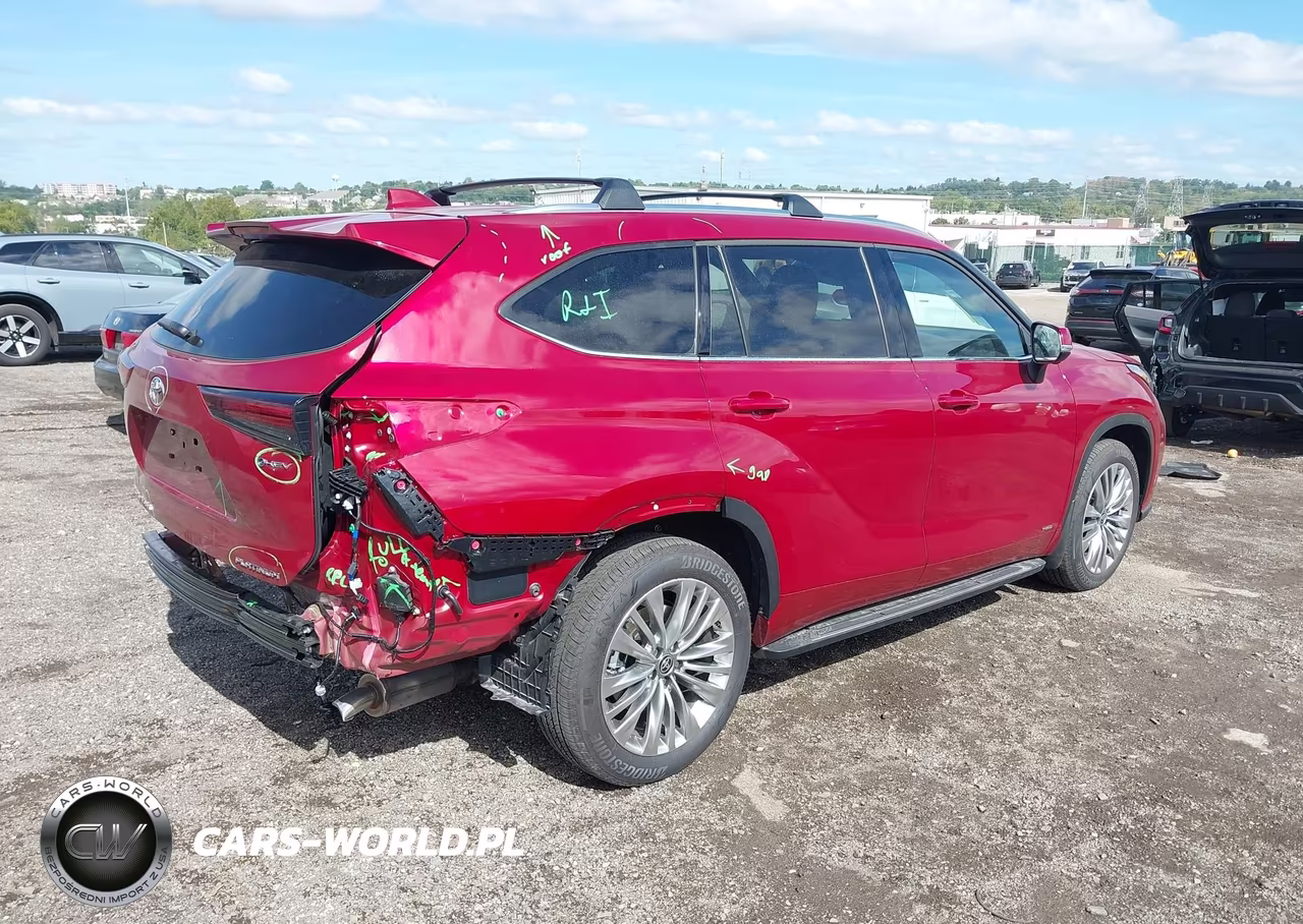2026 Toyota Highlander Hybrid Platinum VIN:5TDEBRCH9TS722736 - 4