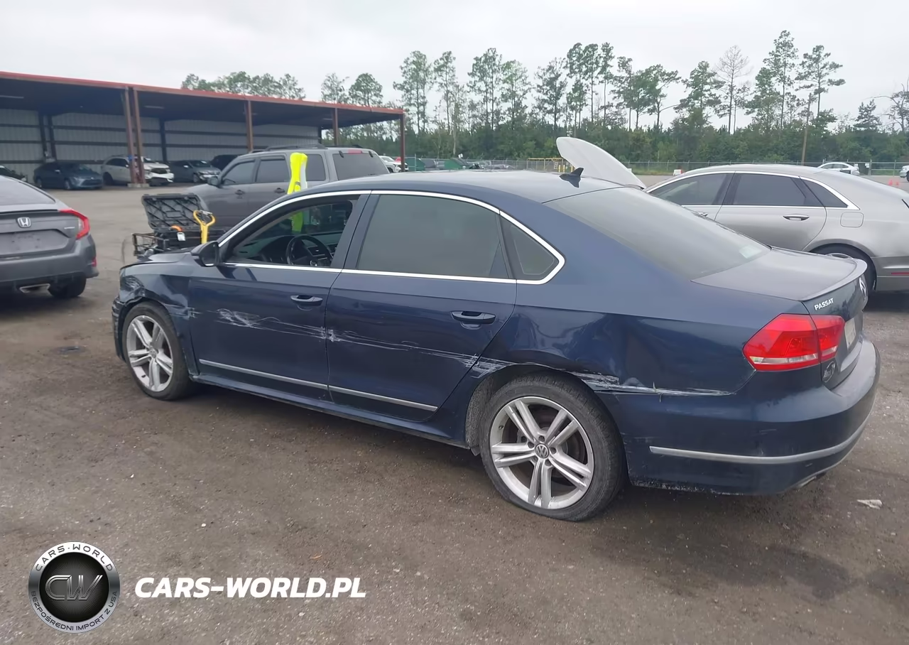 2012 Volkswagen Passat 2.0L Tdi Sel Premium VIN:1VWCN7A33CC079275 - 3