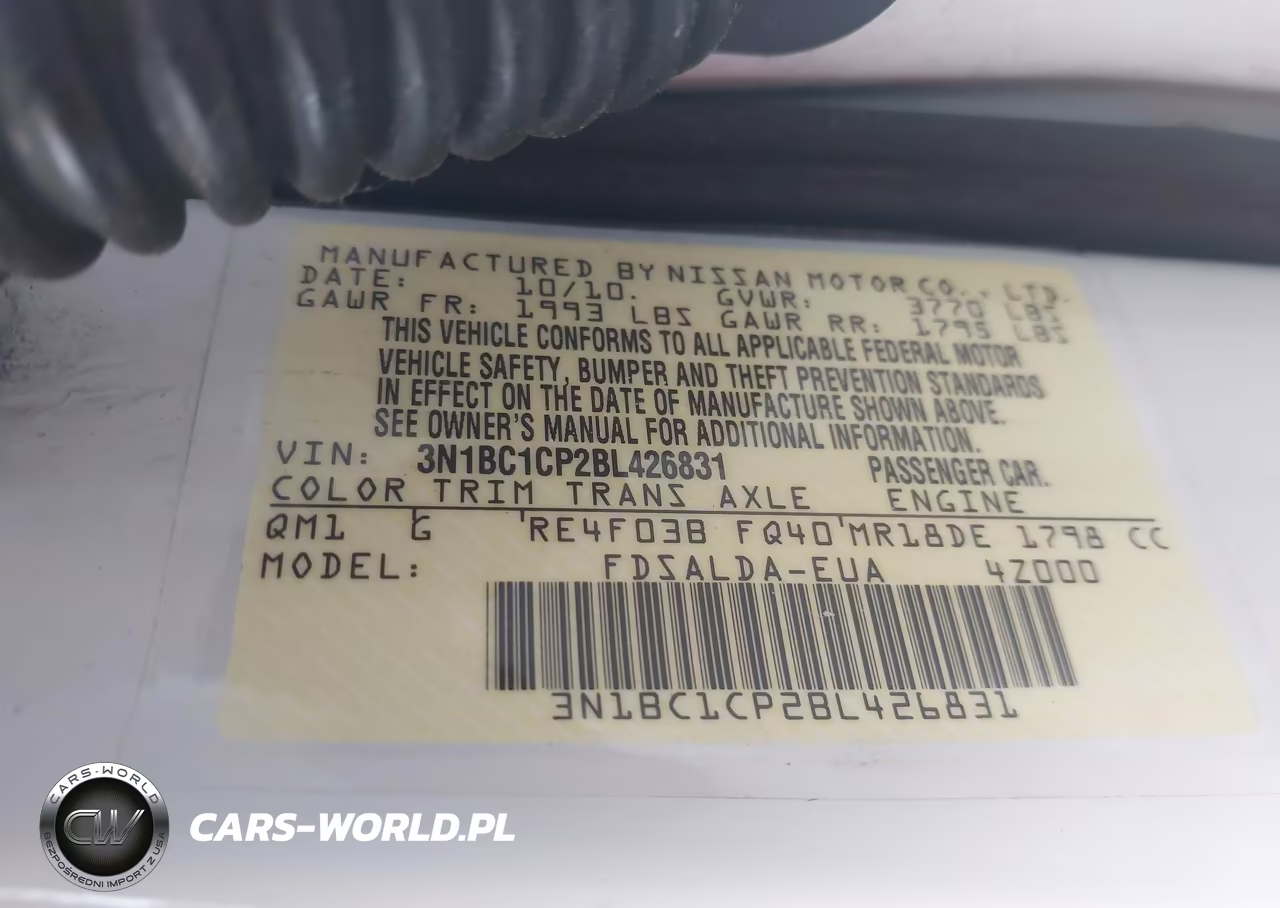 2011 Nissan Versa 1.8S VIN:3N1BC1CP2BL426831 - 9