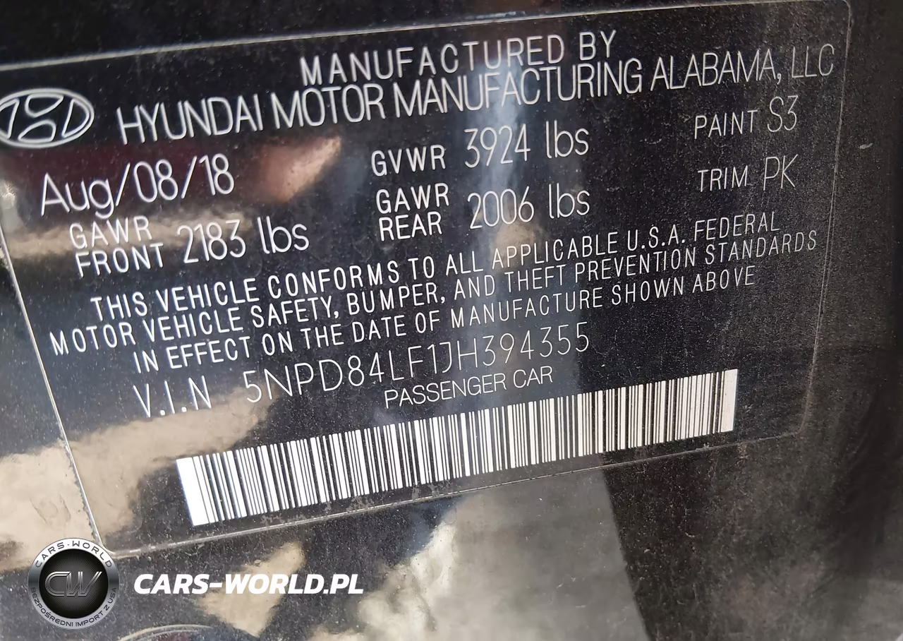 2018 Hyundai Elantra Sel VIN:5NPD84LF1JH394355 - 9
