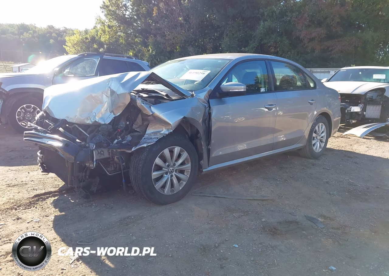 2012 Volkswagen Passat 2.5L S VIN:1VWAP7A37CC078311 - 2