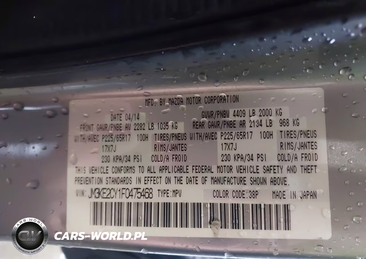 2015 Mazda Cx-5 Touring VIN:JM3KE2CY1F0475468 - 9