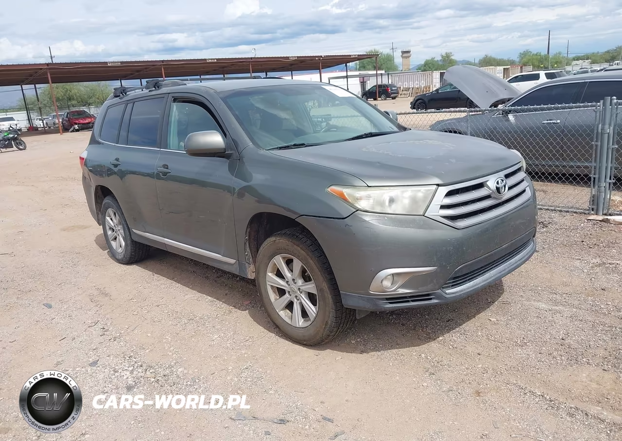 2012 Toyota Highlander Base V6 VIN:5TDBK3EH6CS154040 - 1