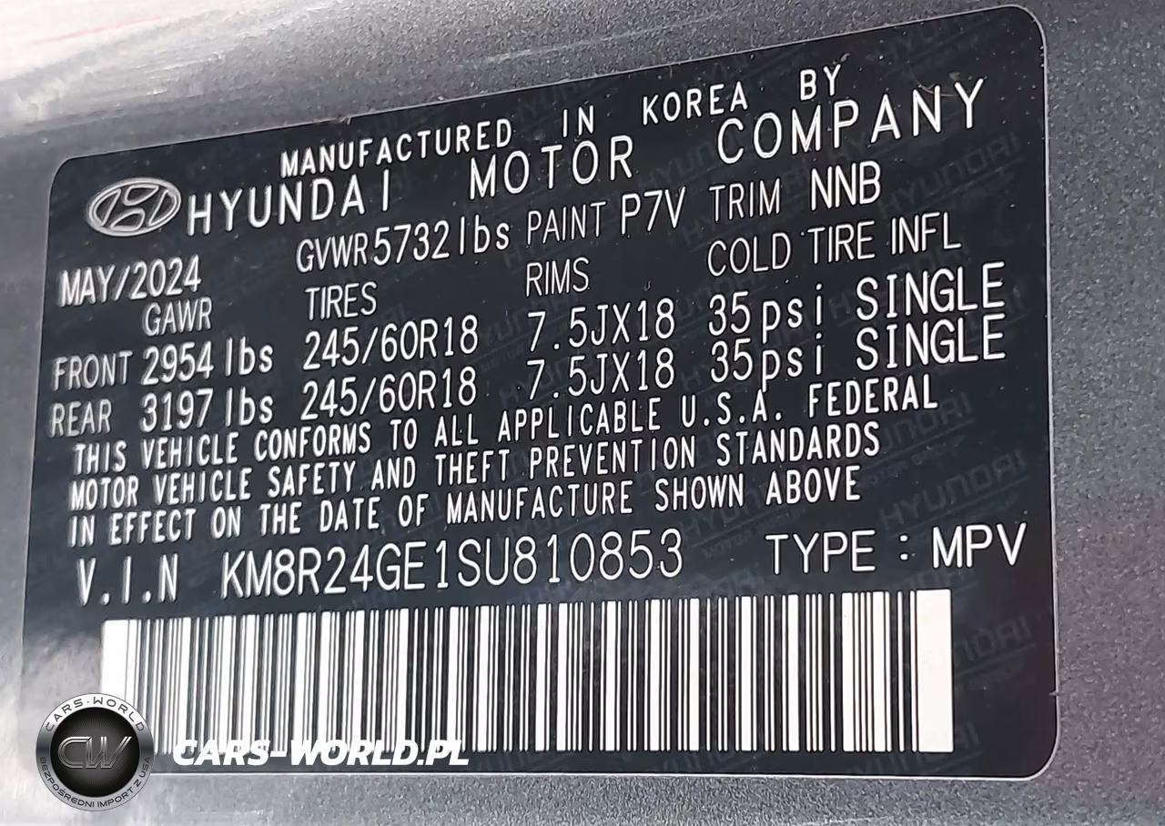 2025 Hyundai Palisade Sel VIN:KM8R24GE1SU810853 - 9