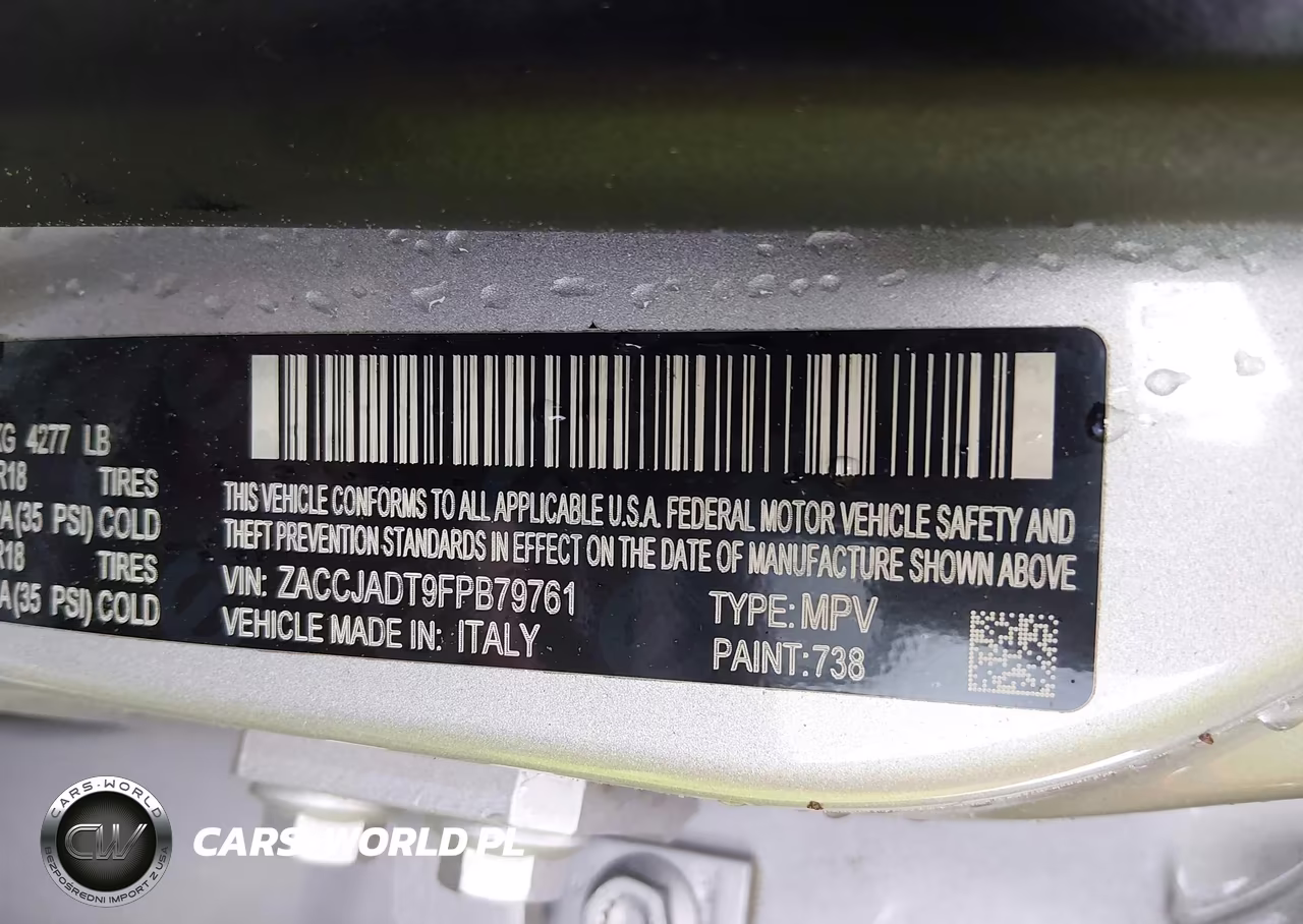 2015 Jeep Renegade Limited VIN:ZACCJADT9FPB79761 - 9