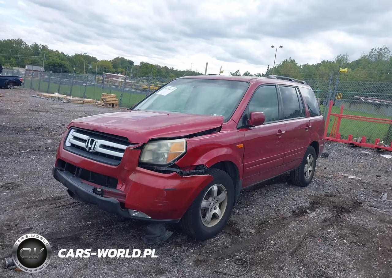 2006 Honda Pilot Ex-L VIN:2HKYF185X6H521293 - 2