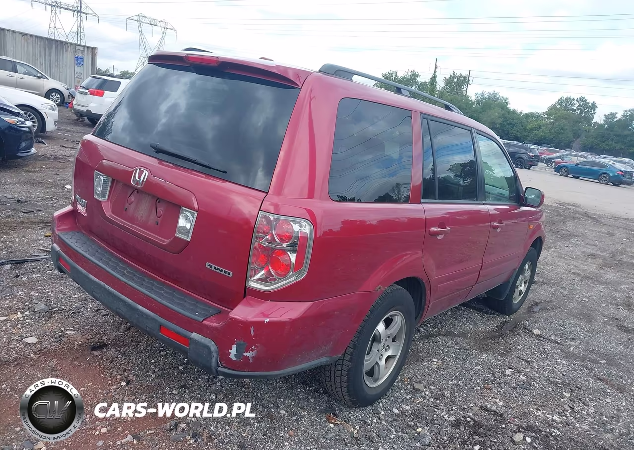 2006 Honda Pilot Ex-L VIN:2HKYF185X6H521293 - 4