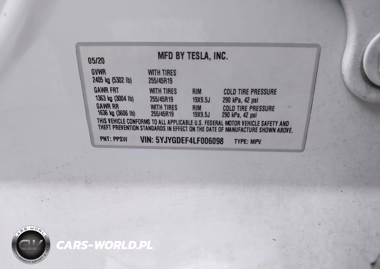 2020 Tesla Model Y Long Range Dual Motor All-Wheel Drive-Performance Dual Motor All-Wheel Drive VIN:5YJYGDEF4LF006098 - 9