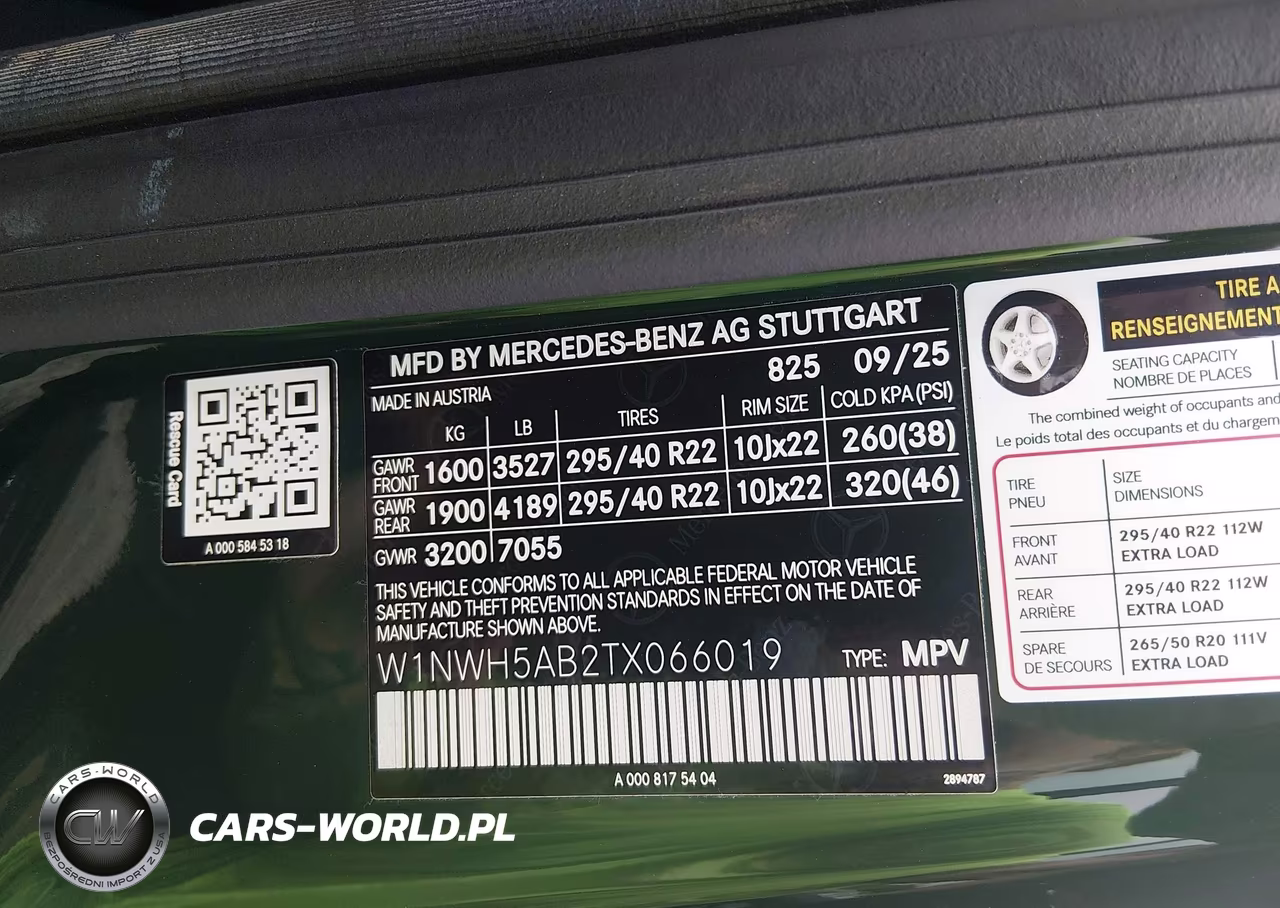 2026 Mercedes-Benz Amg G 63 VIN:W1NWH5AB2TX066019 - 9