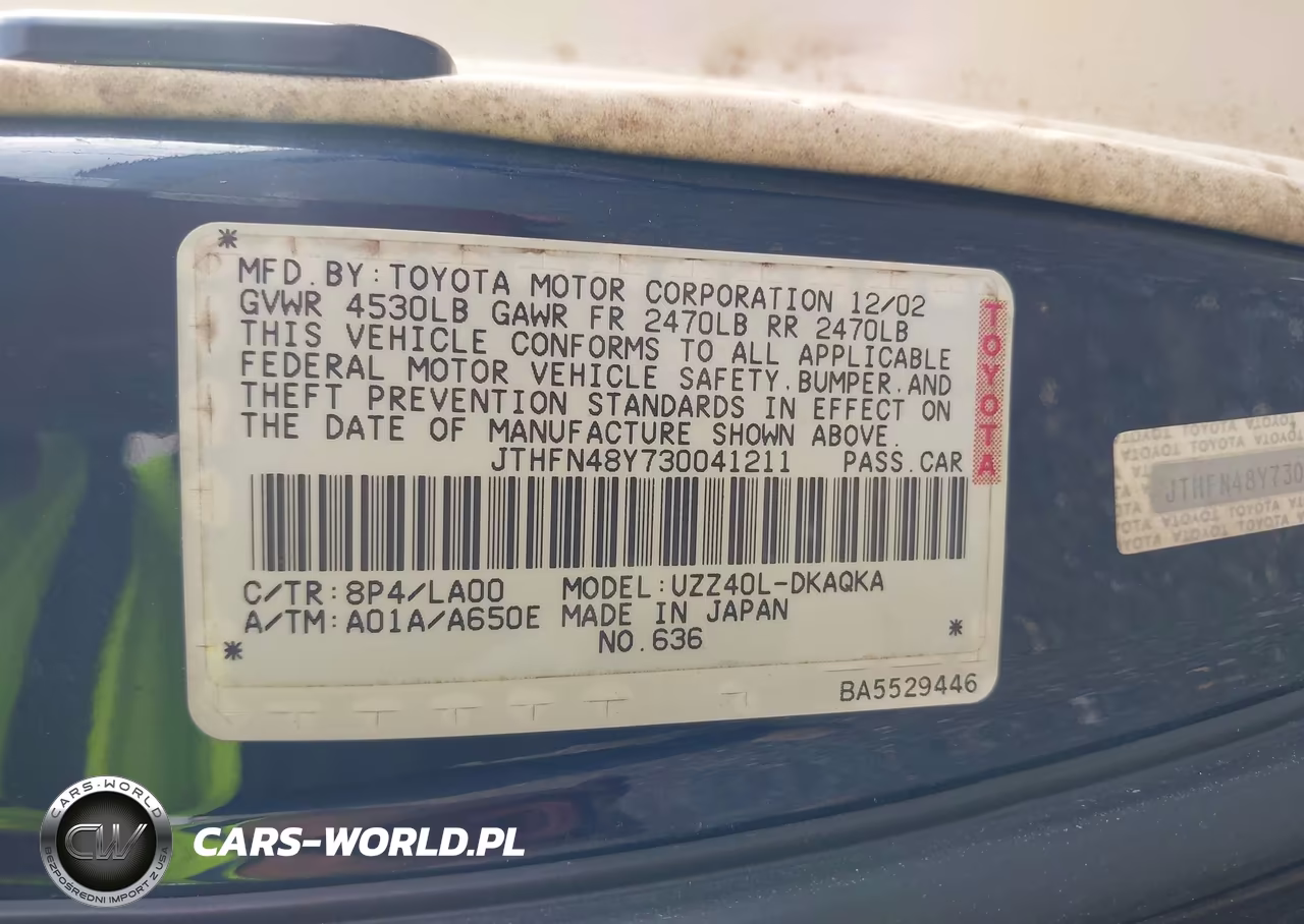 2003 Lexus Sc 430 VIN:JTHFN48Y730041211 - 9