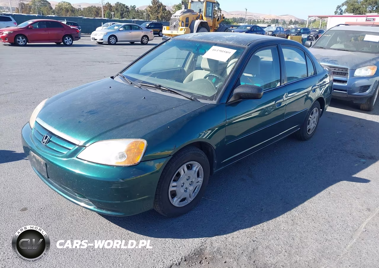 2002 Honda Civic Lx VIN:JHMES16592S001064 - 2