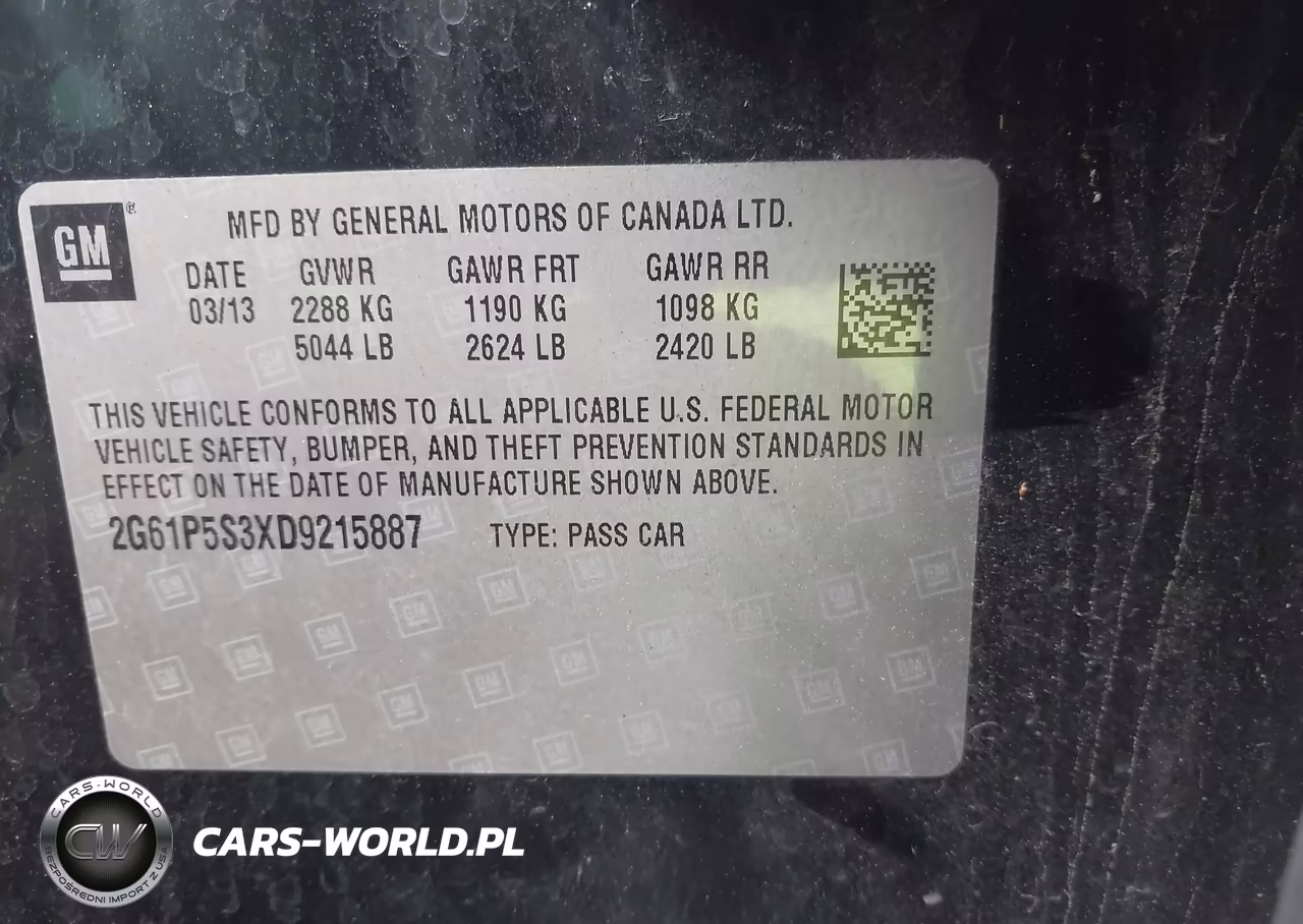 2013 Cadillac Xts Luxury VIN:2G61P5S3XD9215887 - 9