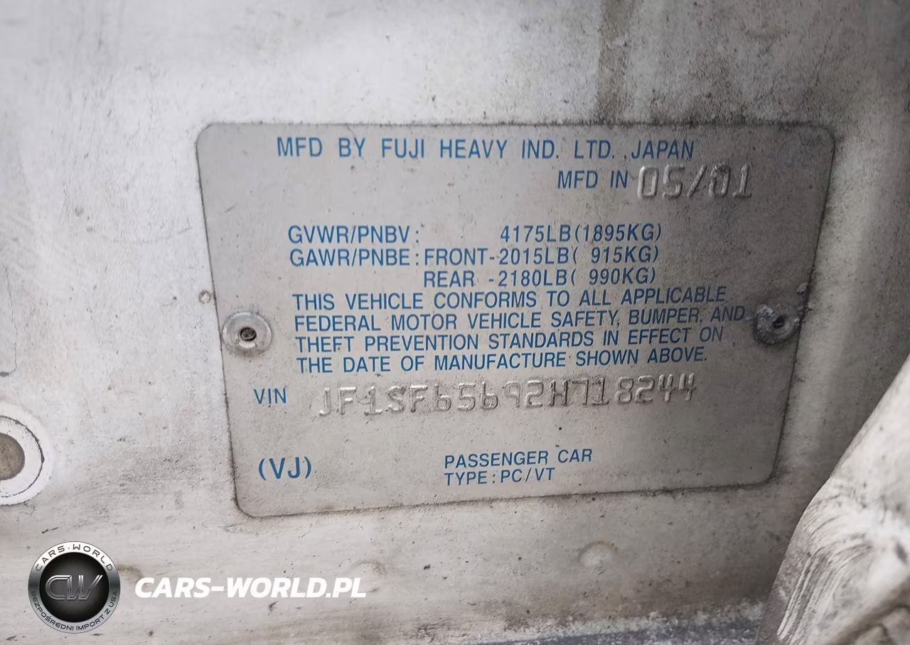 2002 Subaru Forester S VIN:JF1SF65692H718244 - 9