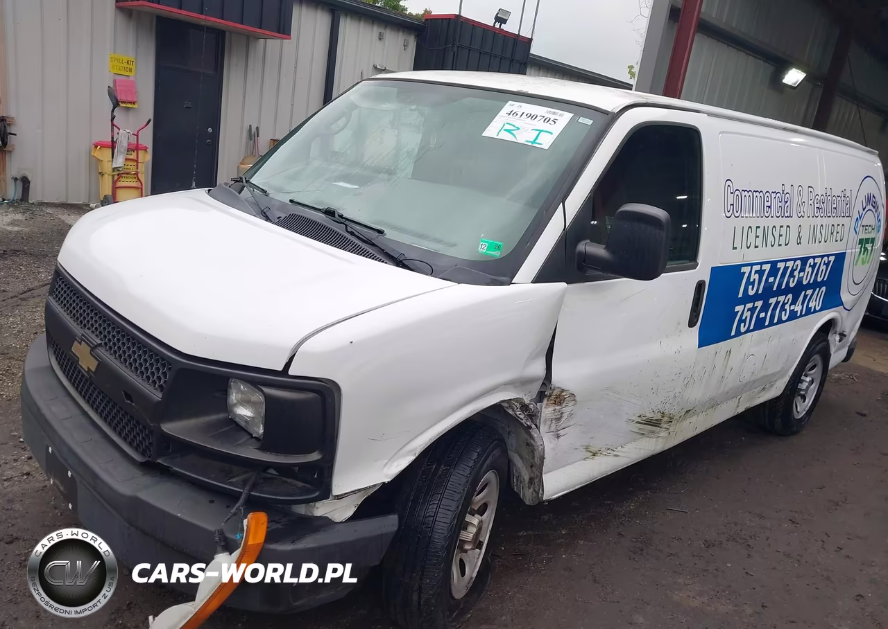 2013 Chevrolet Express 1500 Work Van VIN:1GCSGAFX3D1173381 - 2