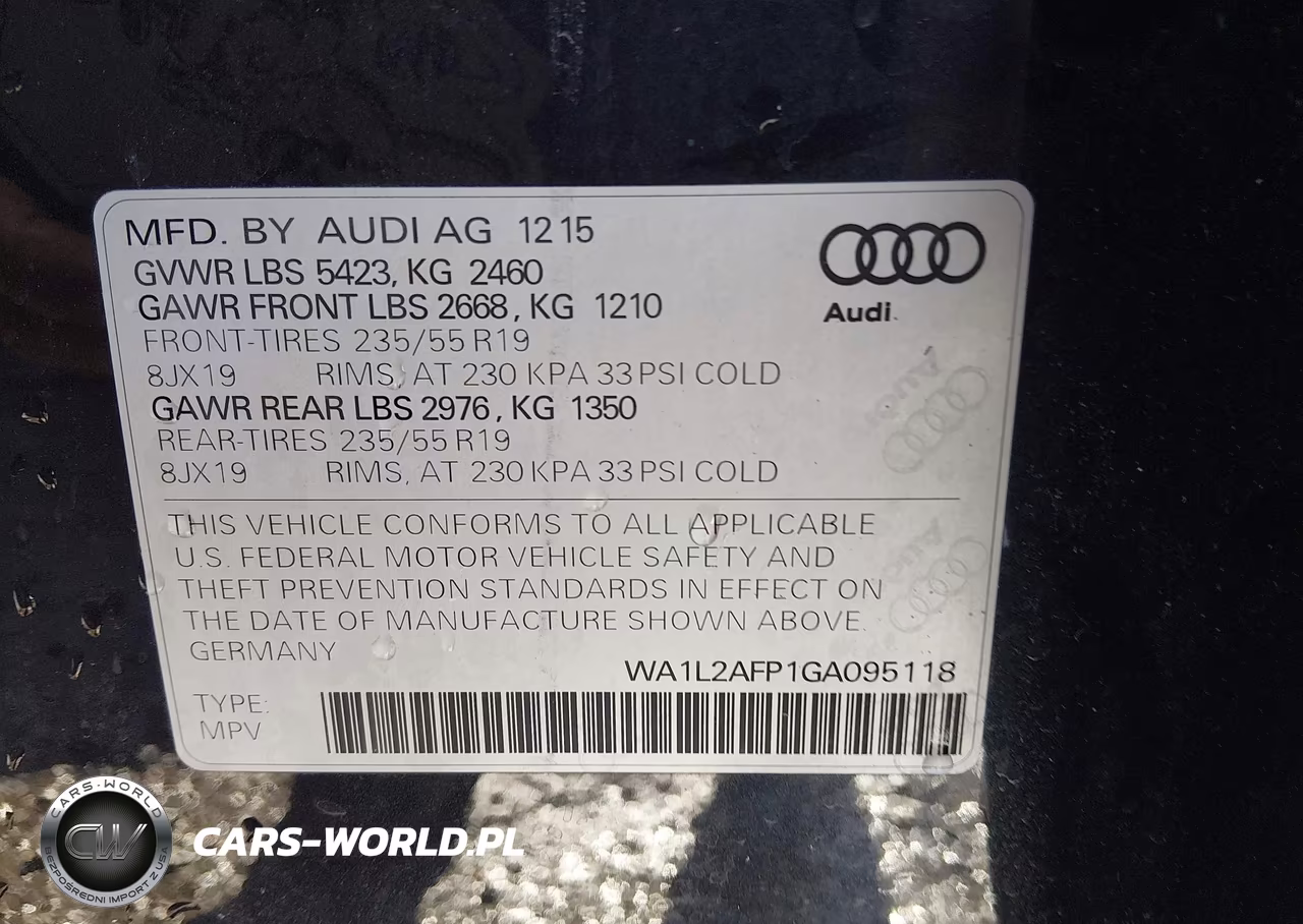 2016 Audi Q5 2.0T Premium VIN:WA1L2AFP1GA095118 - 9