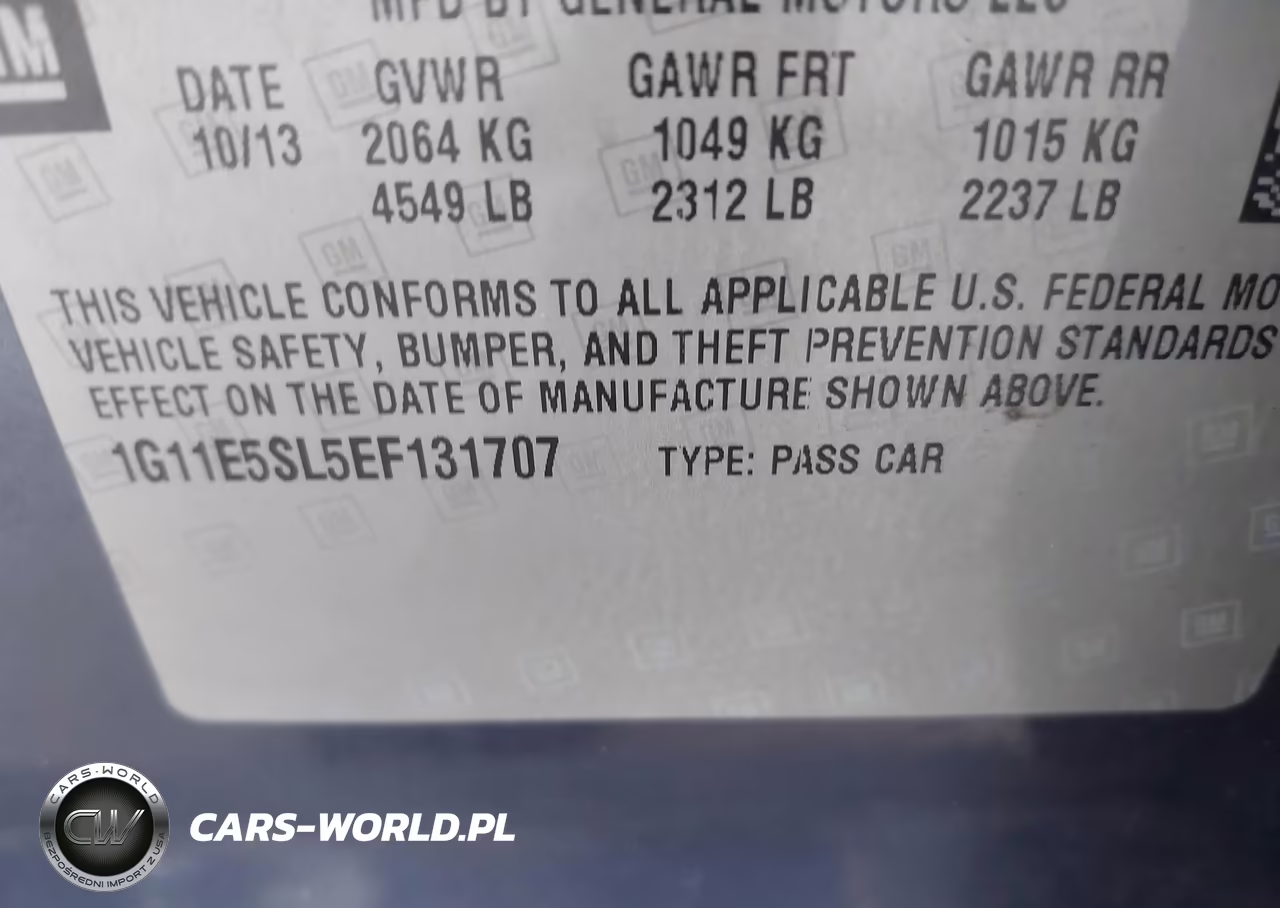 2014 Chevrolet Malibu 2Lt VIN:1G11E5SL5EF131707 - 9