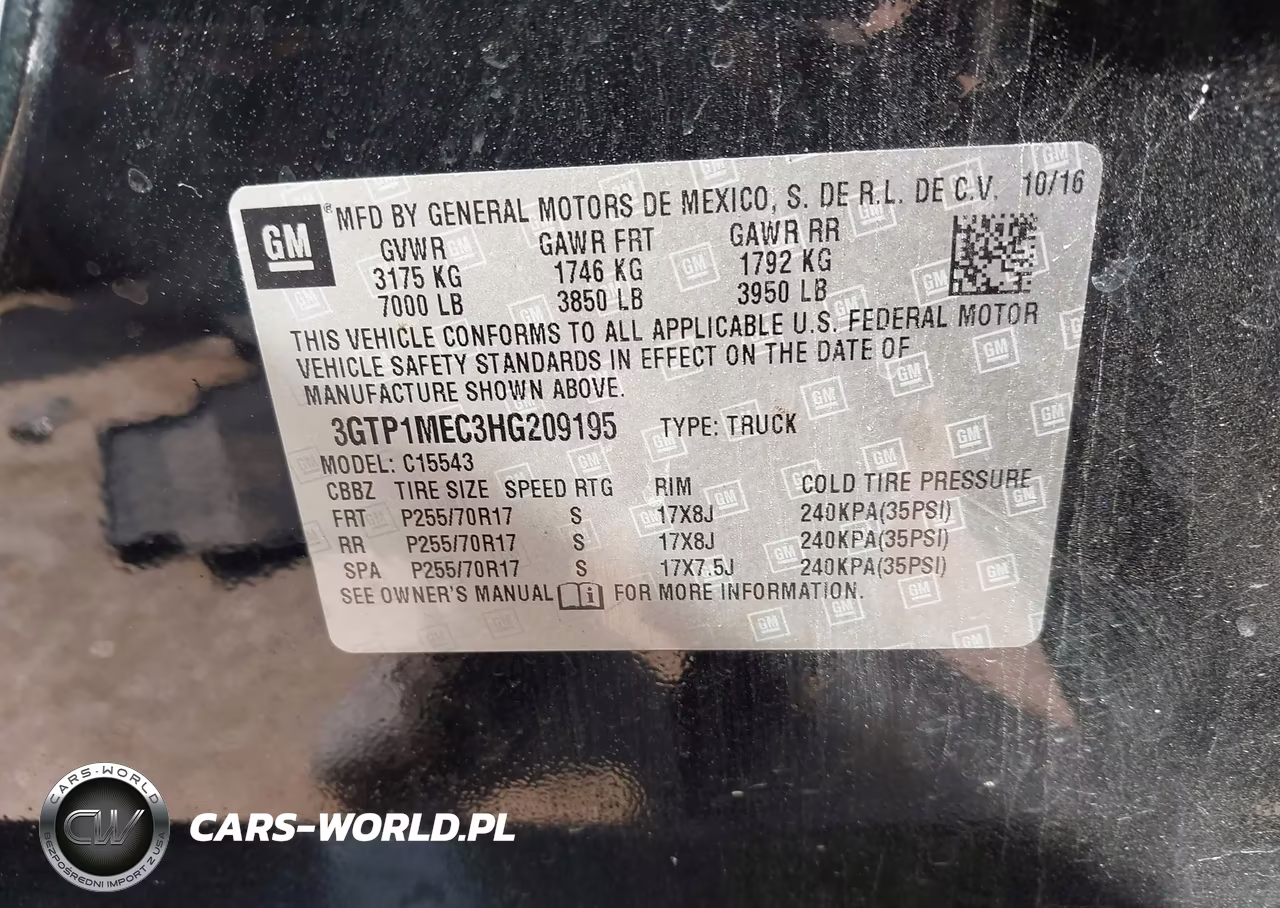 2017 GMC Sierra 1500 Sle VIN:3GTP1MEC3HG209195 - 9