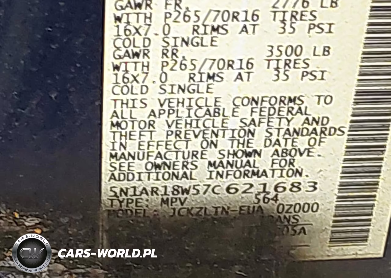 2007 Nissan Pathfinder Se VIN:5N1AR18W57C621683 - 9