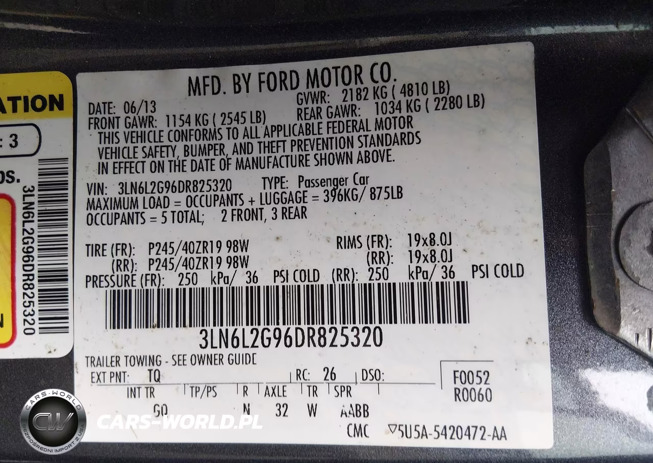 2013 Lincoln Mkz VIN:3LN6L2G96DR825320 - 9