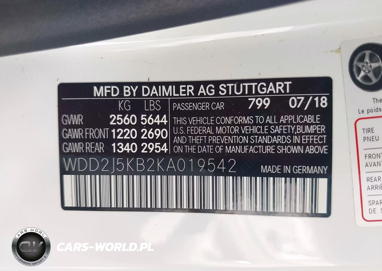 2019 Mercedes-Benz Cls 450 4Matic VIN:WDD2J5KB2KA019542 - 9
