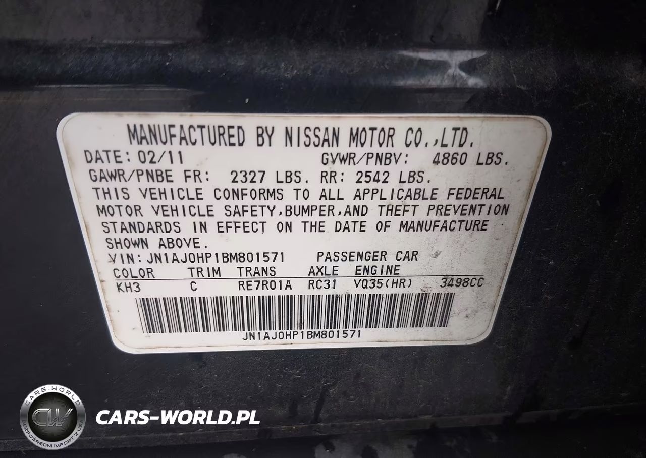 2011 INFINITI EX35 JOURNEY VIN:JN1AJ0HP1BM801571 - 9