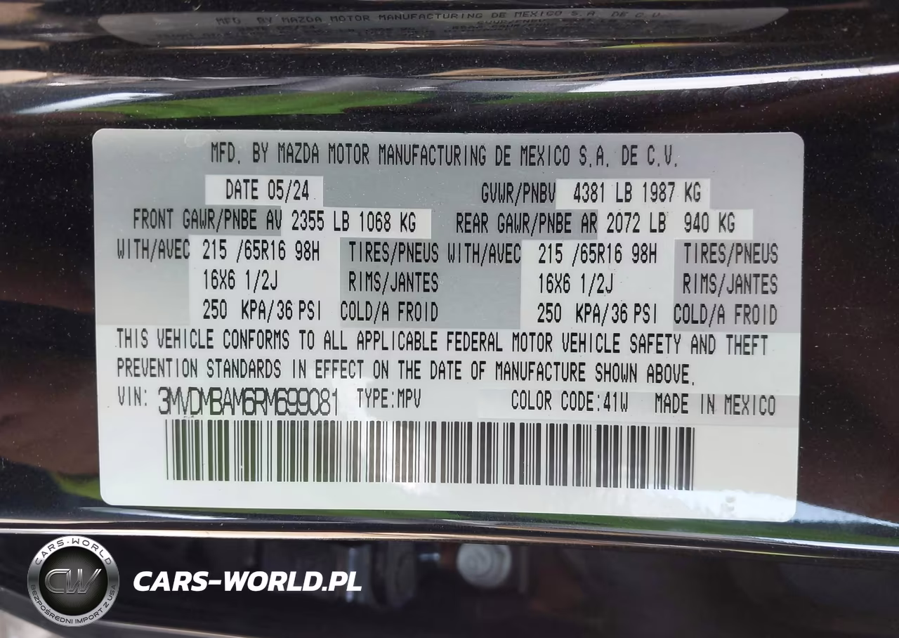2024 Mazda Cx-30 2.5 S VIN:3MVDMBAM6RM699081 - 9