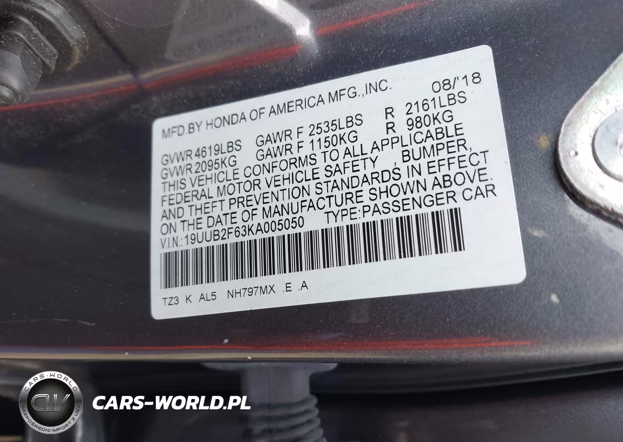 2019 Acura Tlx Tech A-Spec Pkgs VIN:19UUB2F63KA005050 - 9
